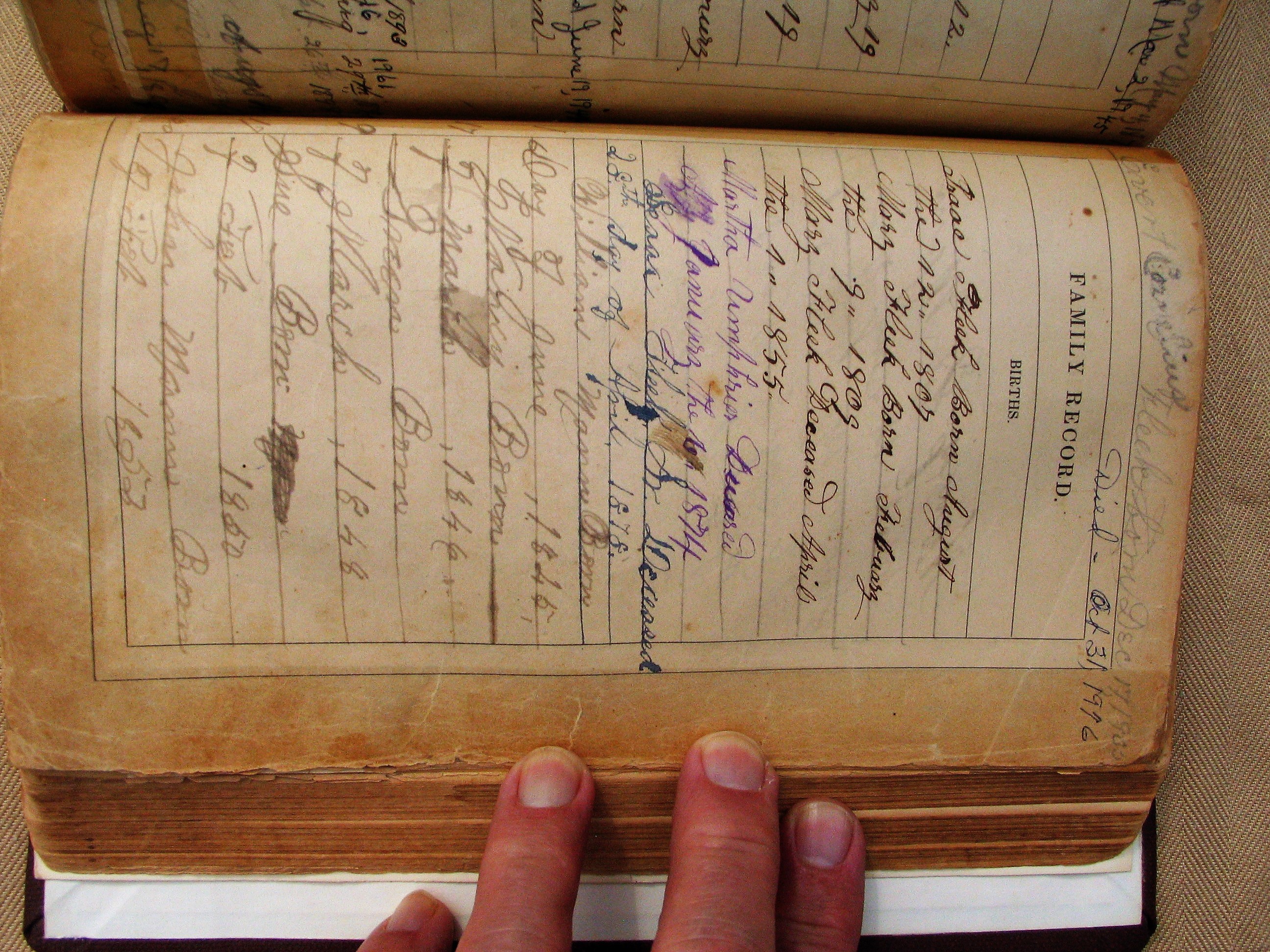 Birth information of Isaac Fleek