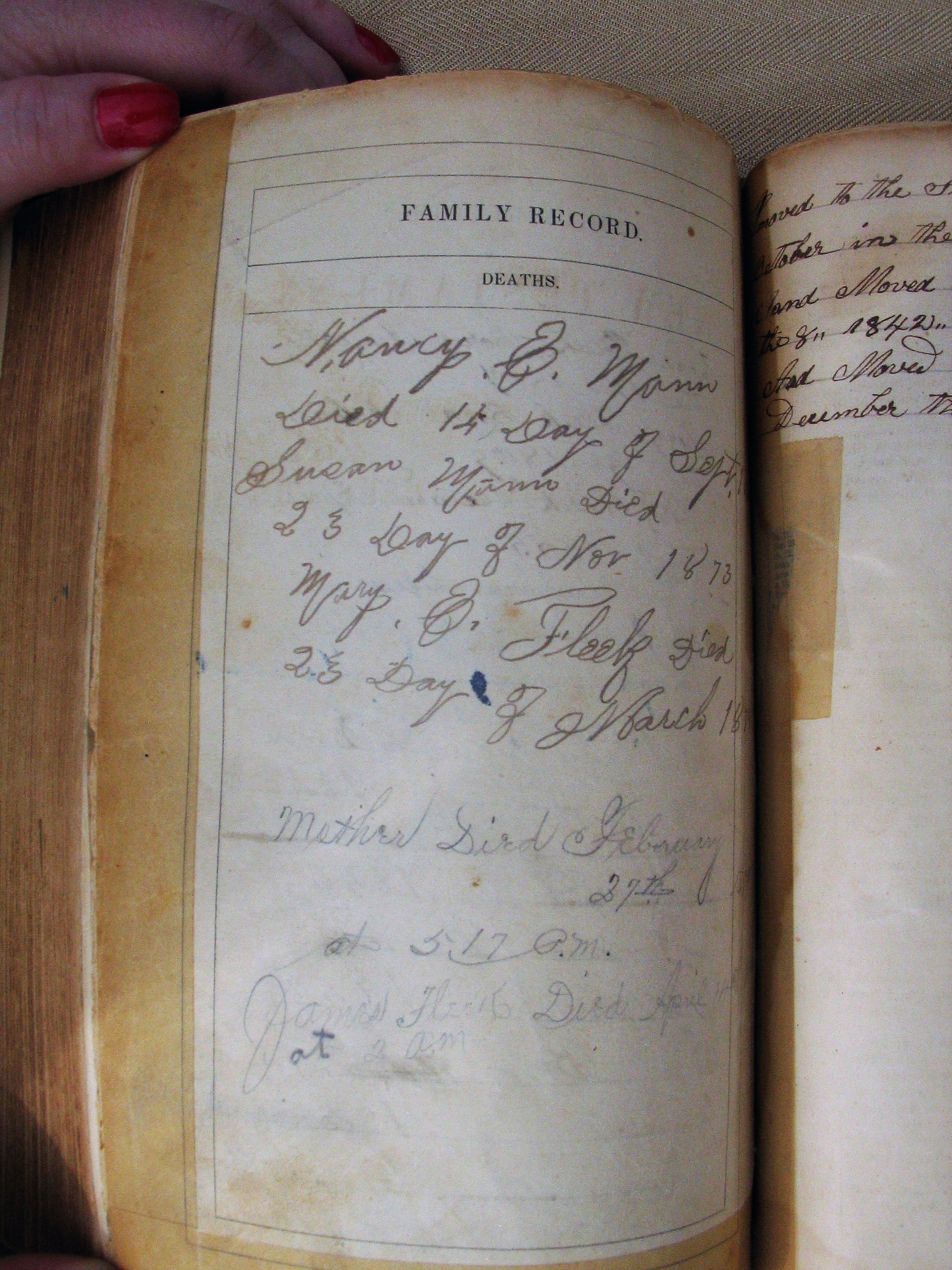 Birth information of Nancy Mann